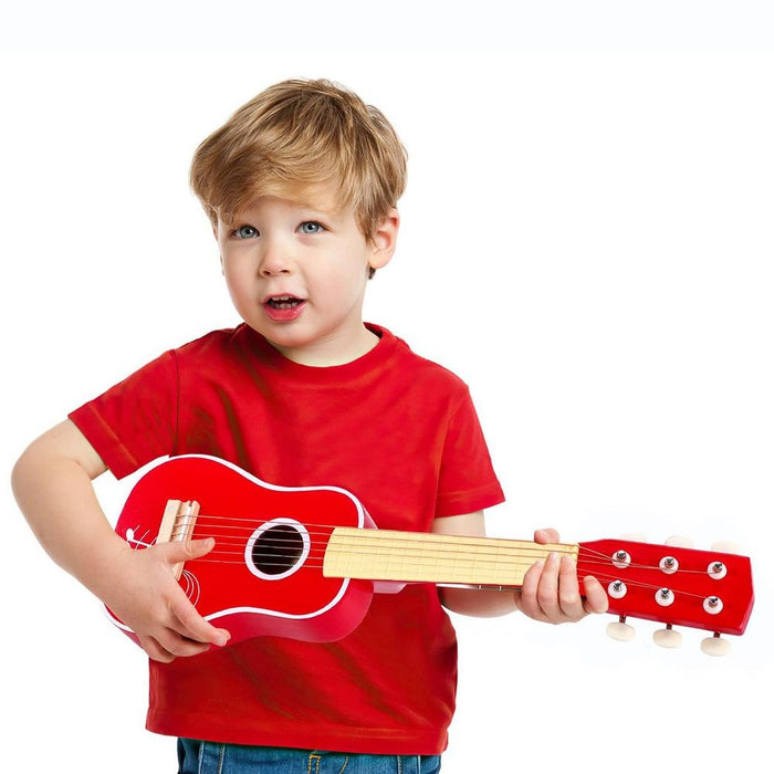 SOKA Red Guitar 1010106 - Hours of Creative Playtime, Realistic Design, Certified Quality, Ideal Gift