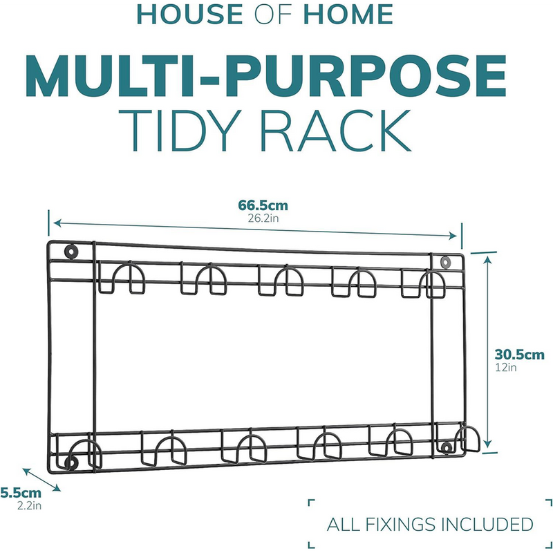 Premium 11 Hook Two-Tier Tool Holder - Organize Your Tools in Style