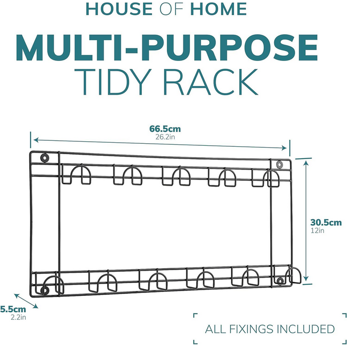 Premium 11 Hook Two-Tier Tool Holder - Organize Your Tools in Style