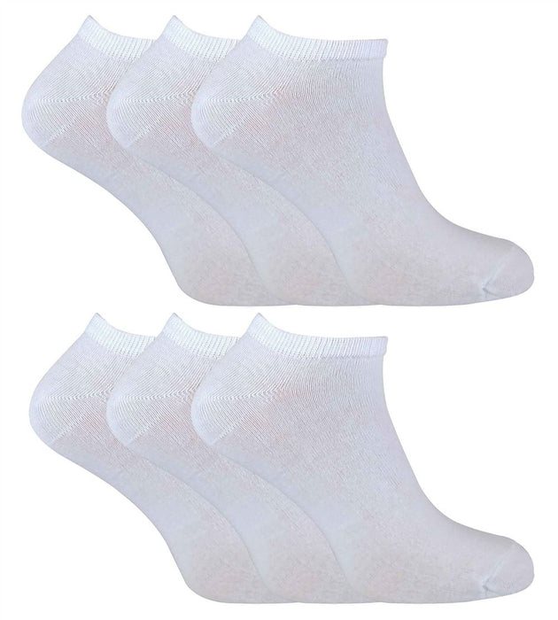 Cihat 6 Pack Cotton Trainer Socks