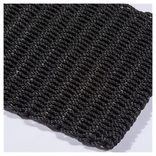Didsbury Braided Polypropylene 45x75cm Charcoal Doormat