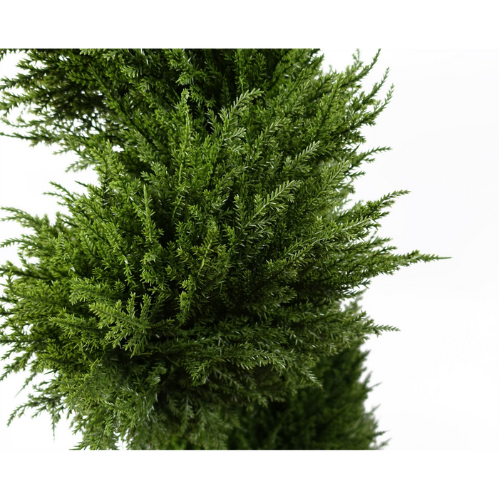 Premium 120cm Spiral Cypress Outdoor Tree - UV Resistant Artificial Plant