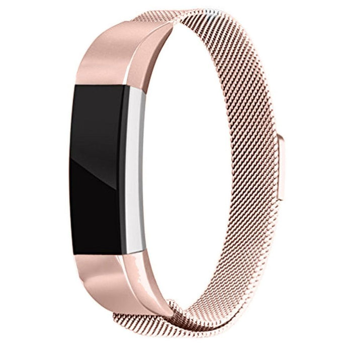 Aquarius Milanese Replacement Strap Band - Fitbit Alta, Rose Gold