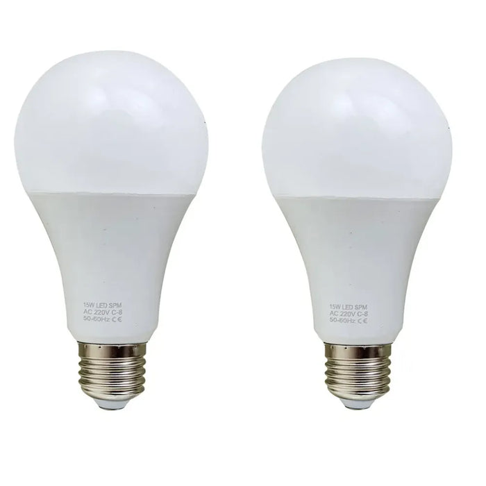 E27 15W Energy Saving Warm White LED Light Bulbs A60 E27 Screw-in non dimmable bulbs