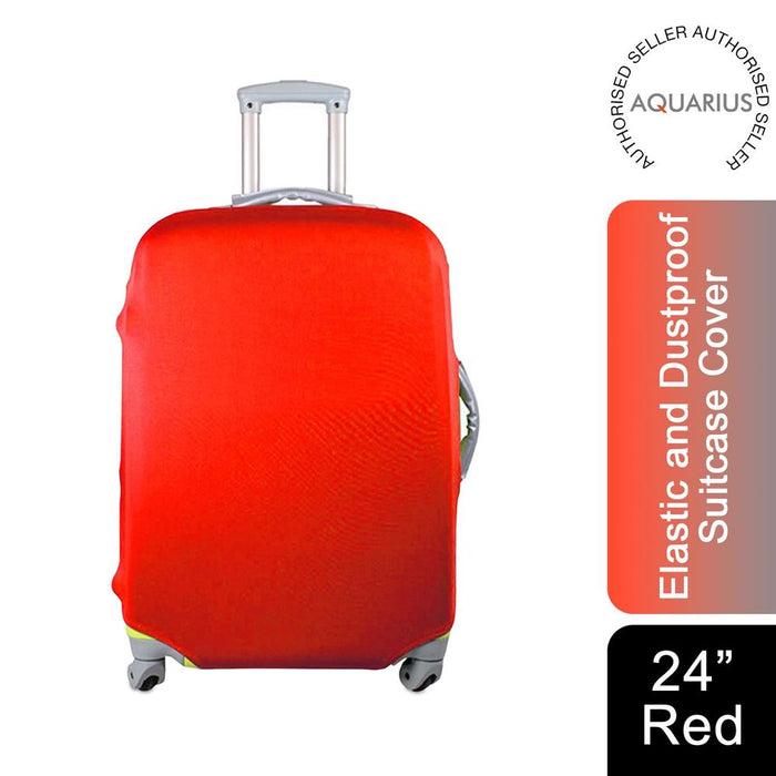 AQ High-Quality Dustproof Suitcase Cover 24" Red