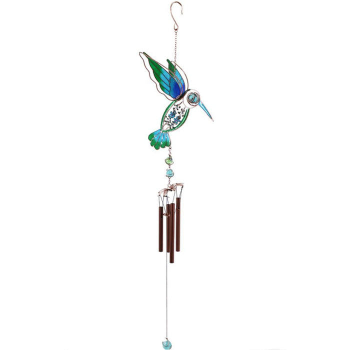 Blue/Green Hummingbird Windchime