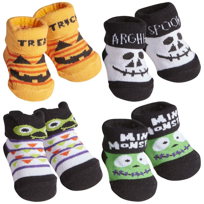 4 PACK - Tick Tock Baby Halloween Set