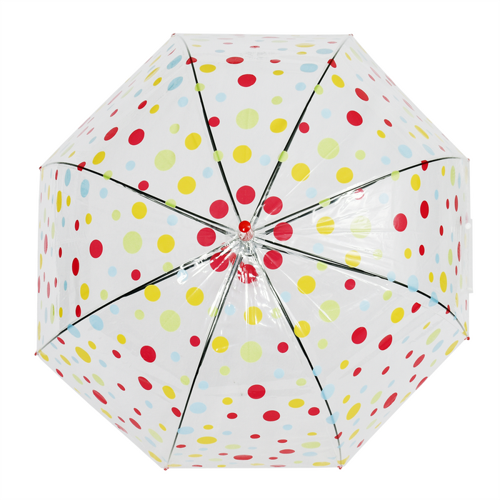 BBA Dome Umbrella PINK POLKA AS-12594