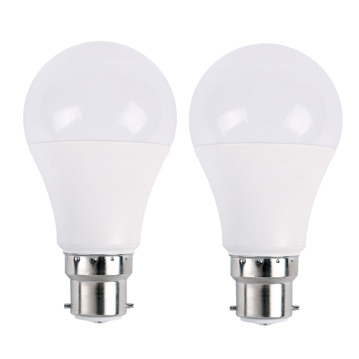 B22 15W Energy Saving Warm White LED Light Bulbs A60 B22 Screw-in non dimmable bulbs