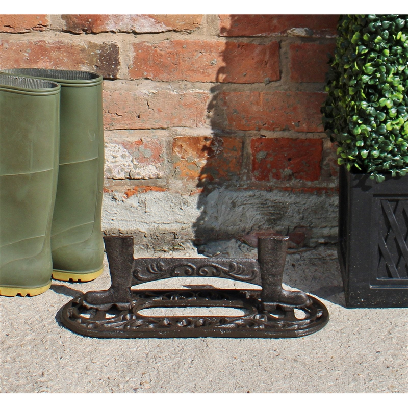 Reliable Cast Iron Boot Scraper: Weather-Resistant, High Quality, Durable, Ideal for Cleaning Muddy Boots | Professional Seller