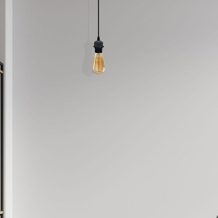 Industrial Grey Pendant Light 5-Pack - E27 Lamp Holder - Addable Lampshade - High Quality