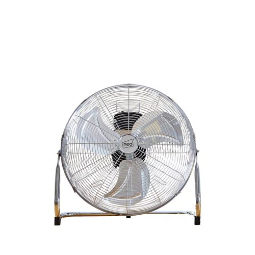Neo High Velocity Chrome Metal Floor Freestanding Fan � 12 Inch