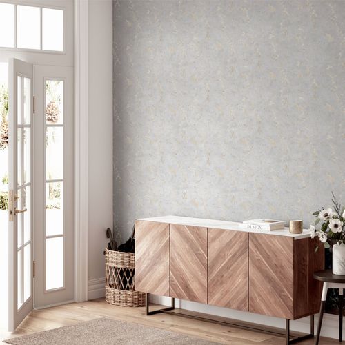 Venetian Plaster Grey/Gold sw12 wallpaper