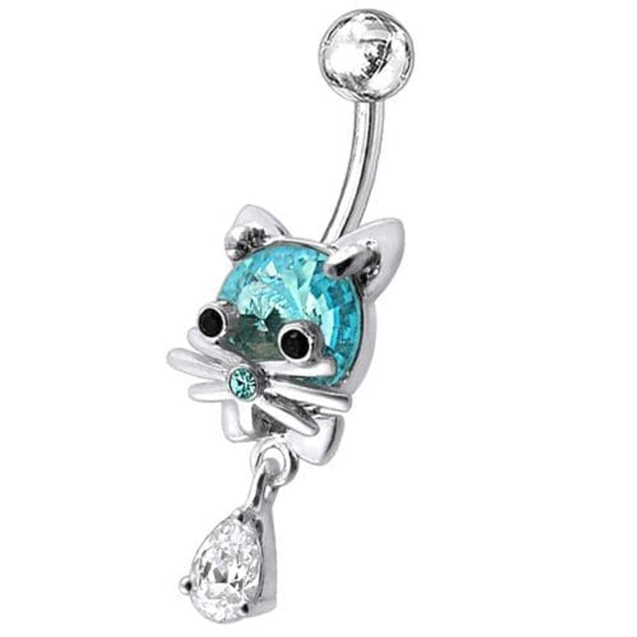 Jeweled Cat Dangling Navel Banana