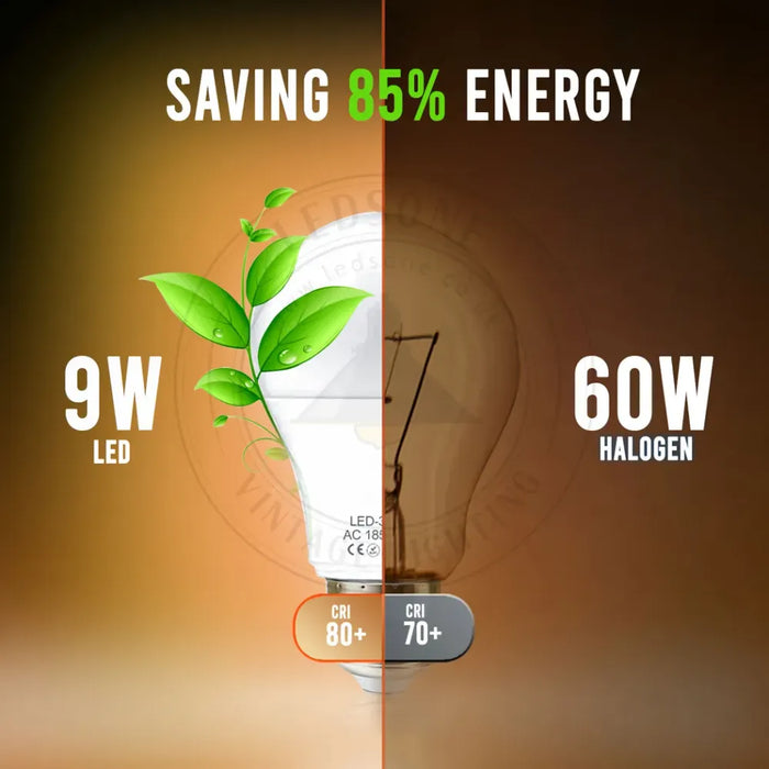 E27 12W Energy Saving Warm White LED Light Bulbs A60 E27 Screw-in non dimmable bulbs