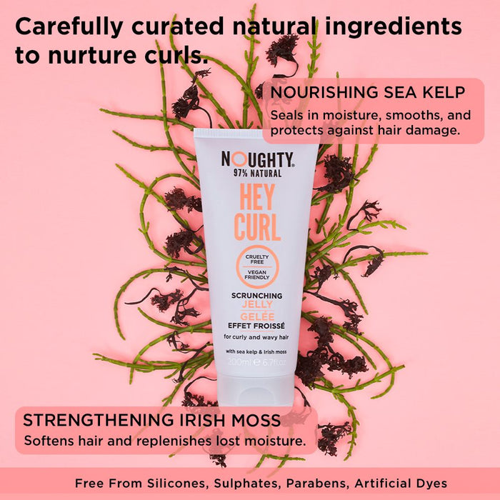 Noughty Curl Scrunch Jelly - Define & Control Curls, Waves - 200ml