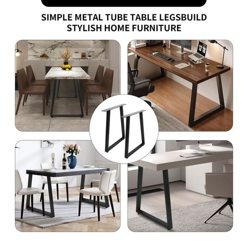 Dining Table Legs 28 Inch, Heavy Duty Metal Legs for Table, Dining Table Legs/Coffee Table Legs/Office Table Legs, Home DIY Furniture Legs, Set of 2