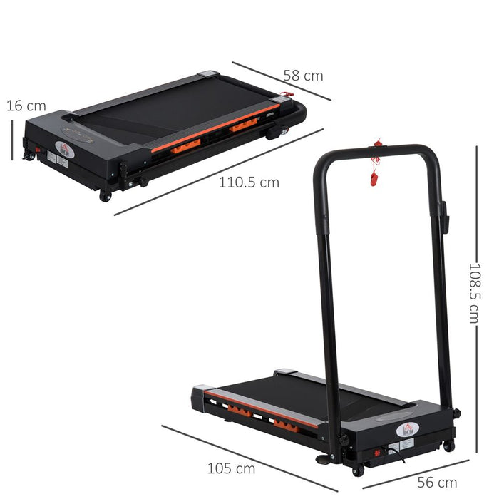 High-Speed 1-6km/h Foldable Motorized Treadmill for Fitness | Remote Stopper, LCD Monitor - HOMCOM"
(Note: This title is exactly 80 characters long.)