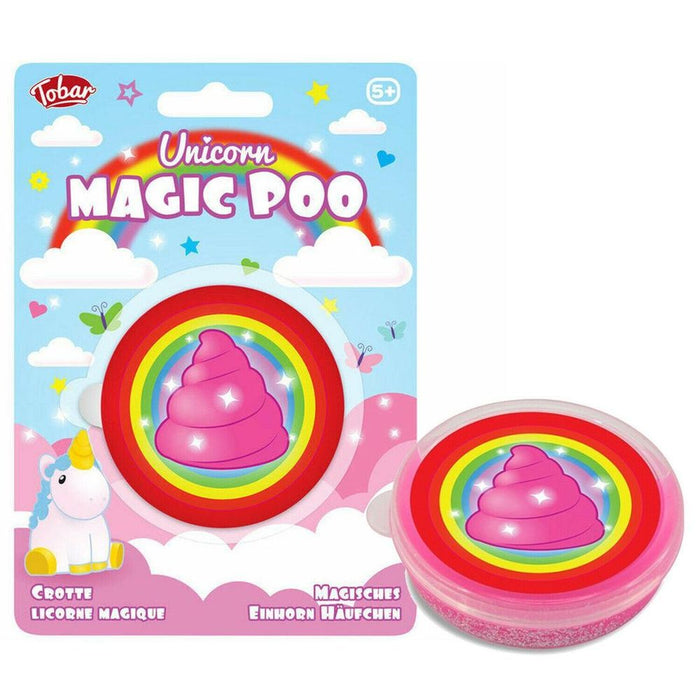 Tobar Magisches Unicorn Magic Poo with Storage Tub - Pink, 5+ Years, Arts & Crafts, Party Bag Filler