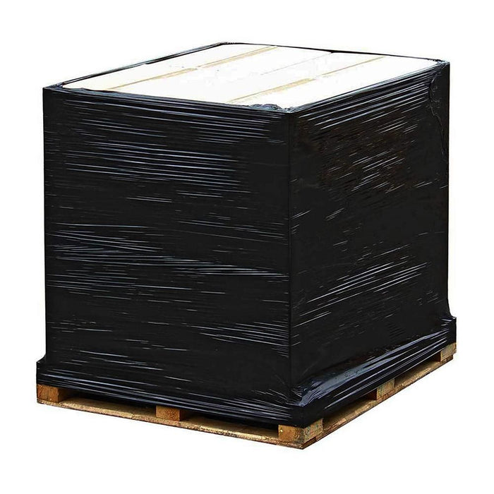 Black Pallet Wrap 400x150 - 1 Roll | Strong, Reliable, Tear-Proof Stretch Cling Film | High Quality Protection and Performance