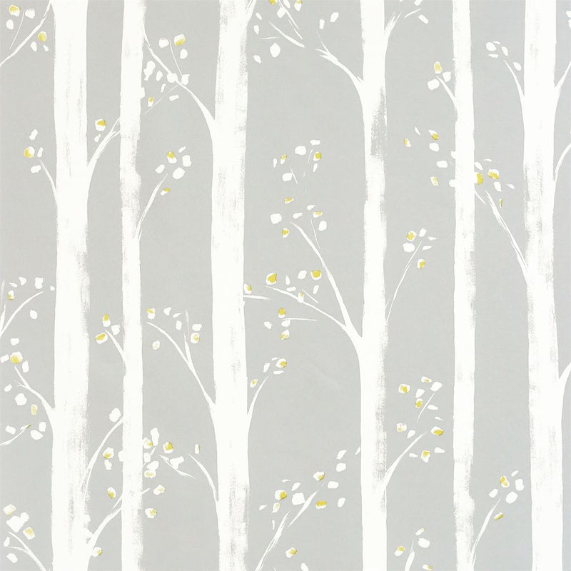 Pretty Trees Ochre/Grey sw12