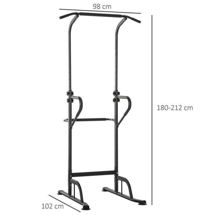 Ultimate Multipurpose Power Tower for Home Gym - Pull Up Bar, Dip Station, Push Up Equipment - Professional Quality