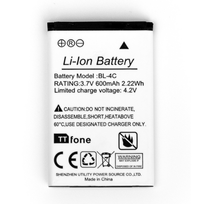 Premium TTBL4C Battery for TTfone TT160 - Genuine Quality