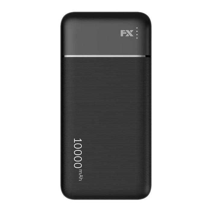 FX 10,000mAh Powerbank - Type-C 3A Output - Black