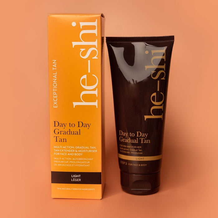 He-Shi Day to Day Gradual Tan - Nourishing Cream for Smooth & Bronzed Skin