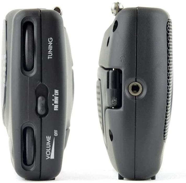 Lloytron Sports Personal Radio | 3 Band MW/FM/LW | Easy Find Tuning Window | Earphones Included