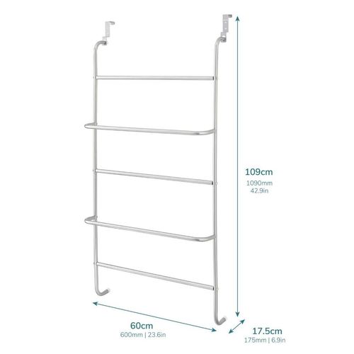 5 Tier Over Door Bar In Powder Coating