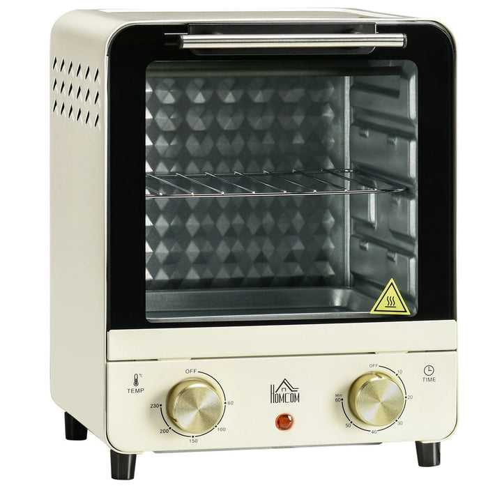 High-Quality HOMCOM Mini Oven Toaster with Baking Tray, Wire Rack, and Crumb Tray - Perfect for All Demographics!