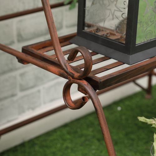 3 Tier Stair Style Metal Plant Stand, Flower Pot Holder Display Shelf