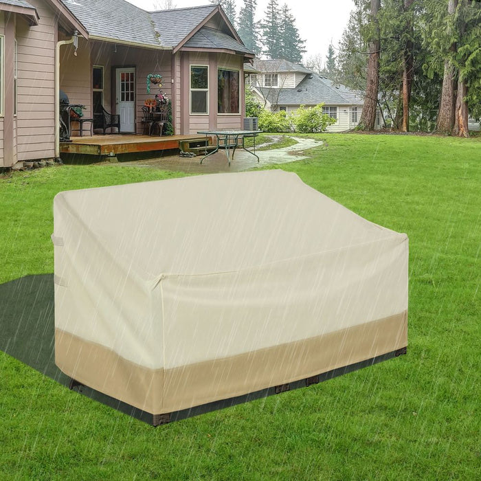 Premium Waterproof Furniture Cover - Protect Your 3 Seat Rattan Sofa with Confidence