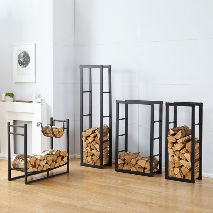 Premium Firewood Log Rack - Rust-Resistant & Sturdy - Keep Wood Dry & Clean - Space-Saving Design