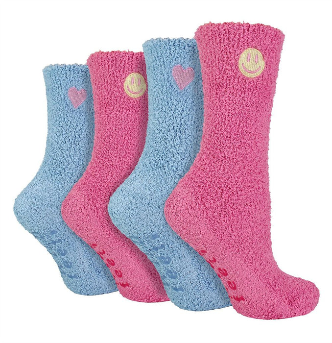 Cozy Lounge Socks - Snuggle Up in Style! Best Quality, 4 Pairs, Ultimate Comfort. Perfect Gift!