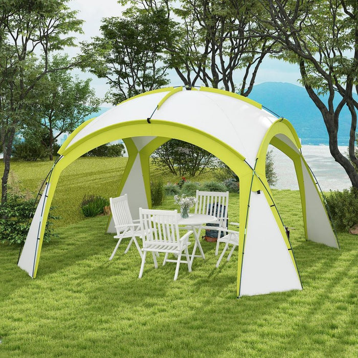 Premium Outsunny Outdoor Gazebo - Stylish & Sturdy Party Tent for Garden Green - 80% Off!