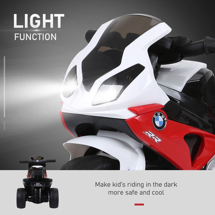 Electric Kids Ride on Motorcycle BMW Liscensed w/ Headlights Music Red