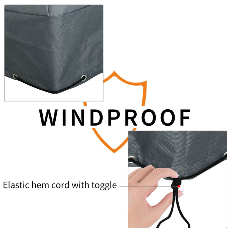 Premium 600D Outdoor Furniture Cover | Water & UV Resistant | 190x72cm | Protect Your Set