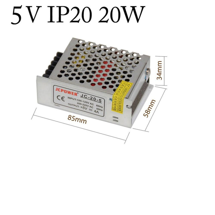 DC5V IP20 Driver Power Supply Transformer for LED Strip Light