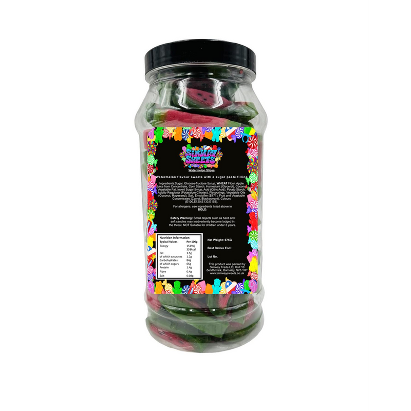 Watermelon Slices Retro Sweets Gift Jar