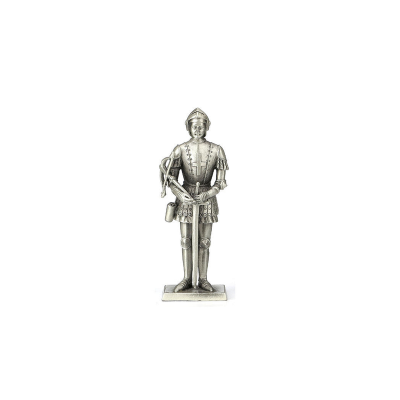 Knight With Crossbow (hand-cast statue sculpture) 11cm Height