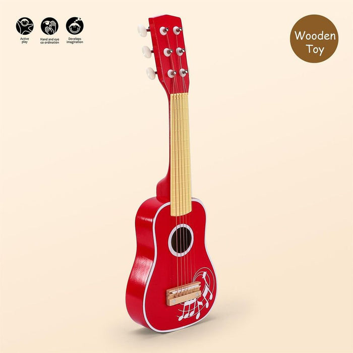 SOKA Red Guitar 1010106 - Hours of Creative Playtime, Realistic Design, Certified Quality, Ideal Gift