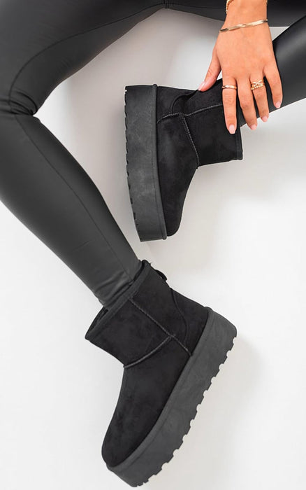 Martha Thick Heel Platform Boots - Step Up Your Style Game with Confidence!