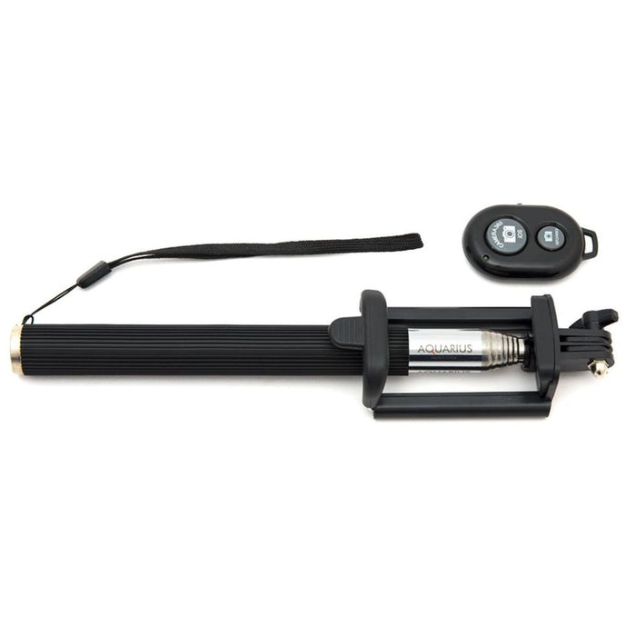 Aquarius Selfie Stick - Gold | Bluetooth Remote | Premium-Aluminium | 270° Adjustment