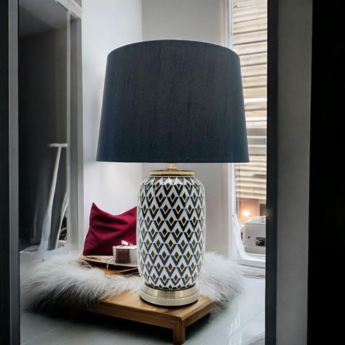 43CM LAMP AND SHADE