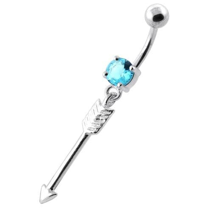 Trendy Arrow belly button bars