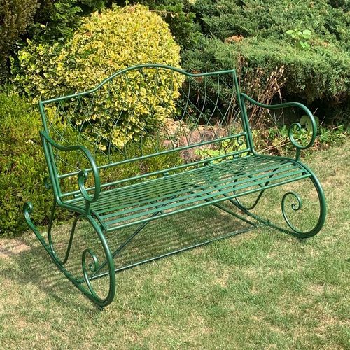 115CM GREEN 2 SEATER BENCH