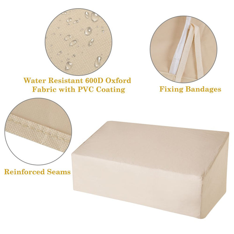 High Quality Waterproof Furniture Cover - Protects 3 Seat Sofa from Rain, Snow & Dust - Easy to Clean