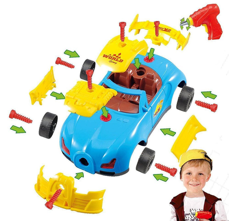 SOKA TAKE APART CAR KIT 0007619: Dismantle & Rebuild for Hours of Fun! STEM Toy with Realistic Design. Certified Quality.